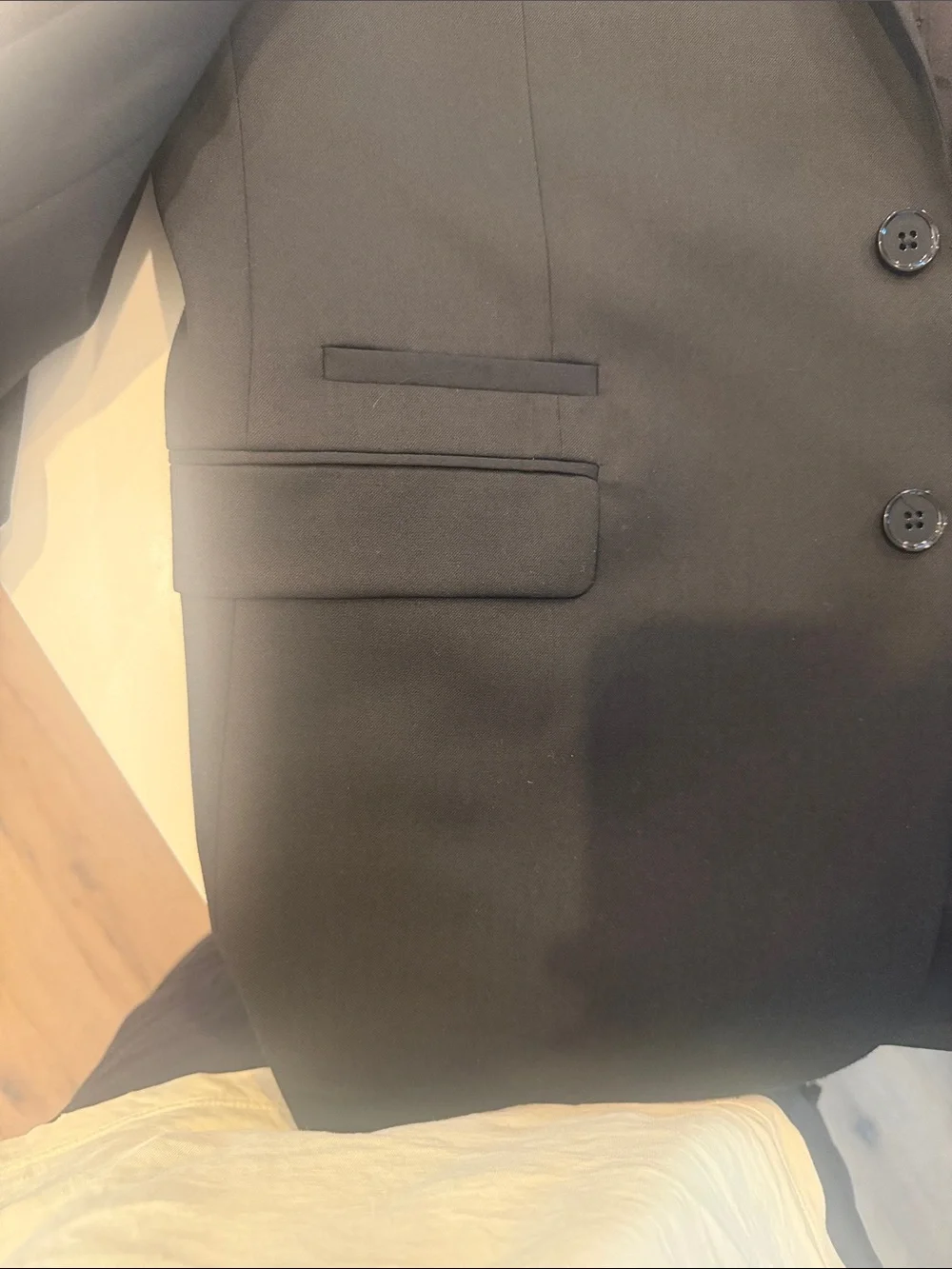 Express “Photographer” Fitted Black Blazer